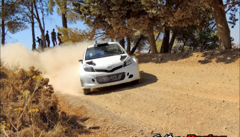 El nuevo Yaris WRC de test en Málaga